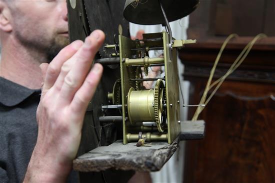 William Taylor of Whitehaven. A George III mahogany eight day longcase clock, H.7ft 7in.